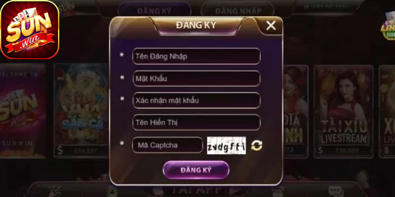 Tạo tài khoản Sunwin an toàn, bảo mật thông tin tuyệt đối