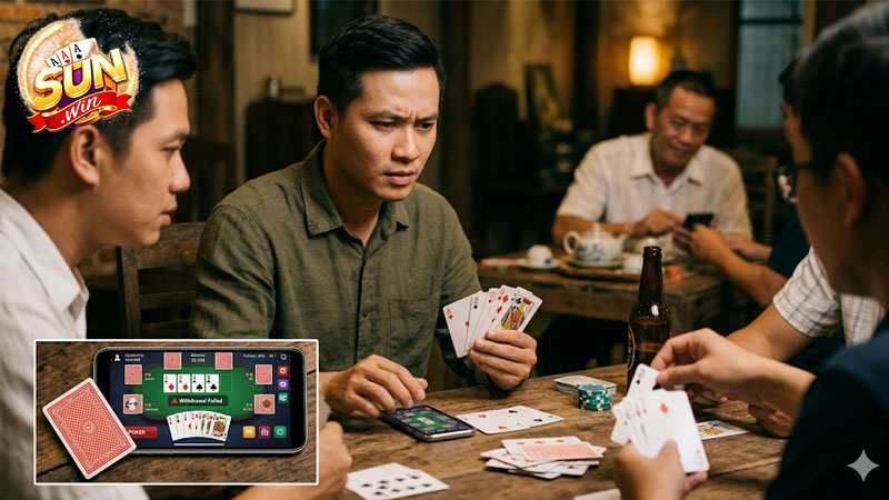 Quan sát người chơi khác là một chiến thuật khi đánh bài tiến lên