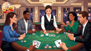 Dealer thật mang lại trải nghiệm casino chân thực với khả năng tương tác trực tiếp