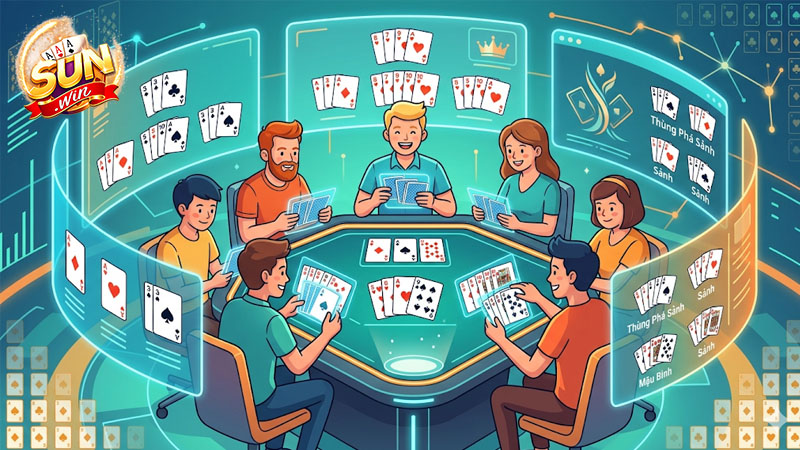 Áp dụng nguyên tắc xếp bài mậu binh online giúp tránh binh lủng hiệu quả
