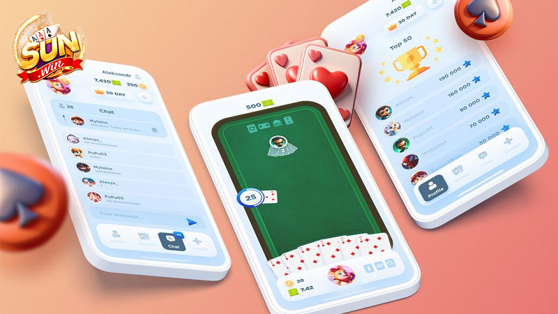 Giao diện đẹp, mượt mà giúp nâng cao trải nghiệm chơi tiến lên online